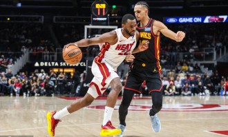韦尔16+13鲍威尔25+7+5 约翰逊24分热火送老鹰五连败