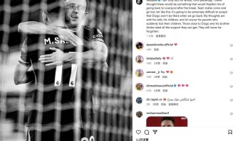 萨拉赫悼念若塔：从未想过回到利物浦让我害怕，实在难以接受