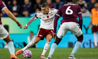 英超-约克雷斯破门赖斯建功 阿森纳2-0伯恩利7分领跑积分榜