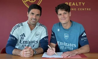 阿森纳完成今夏第三签，诺尔高终圆童年梦想