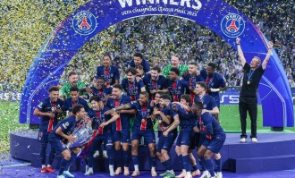 恩里克“疯了”！巴黎5-0国米首夺欧冠，他为这球狂奔半场！