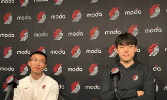 杨瀚森称英语每天都在进步 利拉德：他真的很会打球