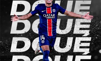 官方：巴黎前锋杜埃当选2024-2025赛季法甲夏窗最佳引援