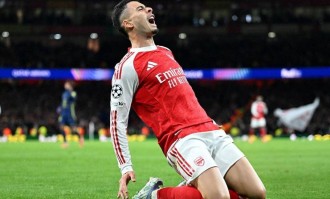 马丁内利三连杀剑指世界杯，阿森纳欧冠9场零封创历史