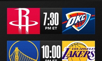 NBA官宣新赛季揭幕战：火箭VS雷霆 勇士VS湖人