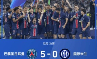 青年军团创历史，巴黎圣日耳曼首夺欧冠！登贝莱金球奖前景大增！