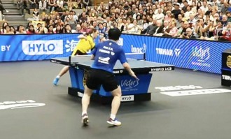 德甲3连胜！樊振东轰出首个3-0，22分钟横扫演倒地爆冲