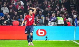 法甲-门德斯任意球姆巴佩弟弟弑旧主绝平 巴黎1-1里尔