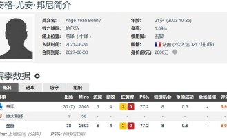 国米买新前锋了总价2500万欧签21岁邦尼上赛季意甲6球4助