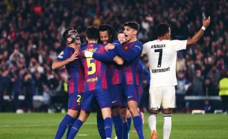 欧冠惊天逆转！巴萨后卫梅开二度创造历史，西甲卫冕冠军豪取四连胜