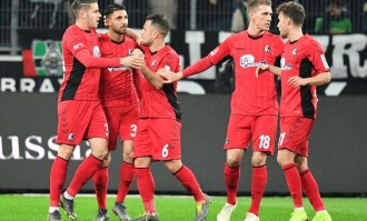 周日016：德甲 弗赖堡VS多特蒙德，比分推荐