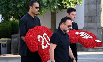 若塔葬礼后利物浦周二重新集结 季前热身赛首战或取消