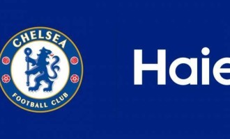 记者：海尔集团考虑赞助切尔西，若达成协议将成为衣袖广告赞助商