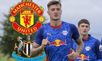 德天空：纽卡代表在莱比锡等着，若曼联谈崩将马上对塞斯科出手