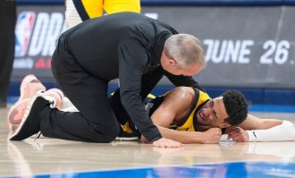 G7半场：哈里伯顿意外受伤 雷霆三分18中4