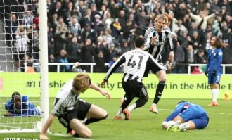 一场2-2！切尔西打平纽卡斯尔！队长任意球世界波，门将大脚助攻