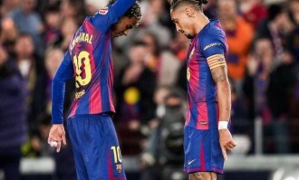 天才中场超梅西独享西甲第1，巴萨2-0奥萨苏纳，年度百球完爆皇马