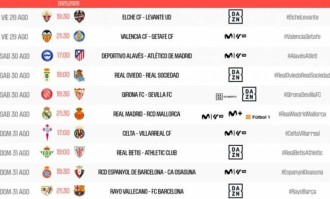 西甲第3轮赛程：皇马8月31日3:30出战 巴萨9月1日3:30出战