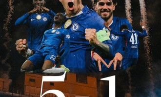 欧冠切尔西5-1横扫阿贾克斯，红牌和点球左右局面，蓝军亮点分析