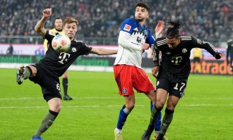 德甲爆冷！第14名汉堡主场逼平领头羊拜仁，拜仁连续两轮未尝胜绩