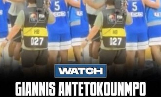 离谱!希腊国家队集合期间 字母哥猛扇队友后脑