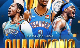 雷霆13年后终圆冠军梦 老三少的宿命被SGA救赎？