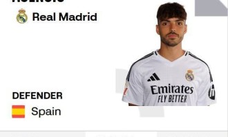 西甲官网显示：22岁中卫劳尔-阿森西奥已正式被提拔到皇马一线队