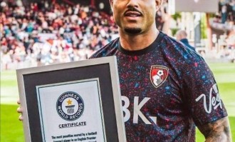 五大联赛浪子书写独特传奇！获得吉尼斯认证，创造英超赛场神迹