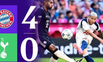 热刺0-4惨败拜仁，欧冠之路任重道远