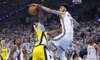 总决赛G1半场：雷霆11抢断领先12分 步行者18次失误