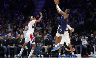 马克西35分德拉蒙德12+10 76人主场大胜奇才