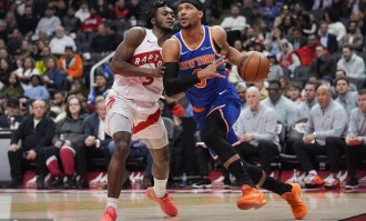 布里奇斯30分唐斯22个篮板 尼克斯大胜猛龙