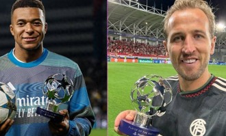 足坛前二前锋欧冠隔空比拼 姆巴佩戴帽9场13球 凯恩双响9场17球