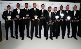 就差你了！PFA英超年度最佳阵10人参加颁奖典礼，仅伊萨克缺席