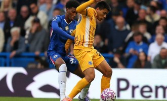 英超-查洛巴染红维尔贝克双响 十人切尔西1-3布莱顿遭2连败