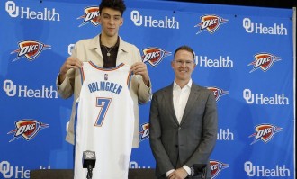 雷霆官宣与霍姆格伦完成续约 曝新合约5年2.5亿