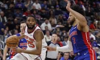 布伦森25分坎宁安29+13 尼克斯不敌活塞4连败