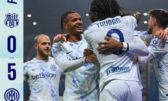 国米客场5球大胜萨索洛 多重利好助力领跑意甲