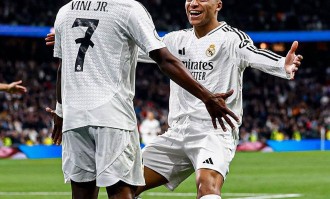 姆巴佩破门，皇马豪取5连胜，稳居西甲榜首