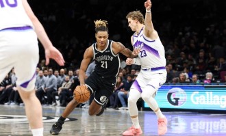 马尔卡宁30分乔治29+10 篮网不敌爵士